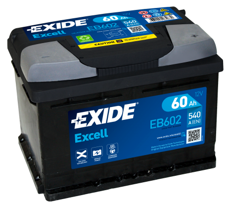 Akumulator 60Ah 540A Exide Excell EB602 DARMOWY DOWÓZ Radom - zdjęcie 1