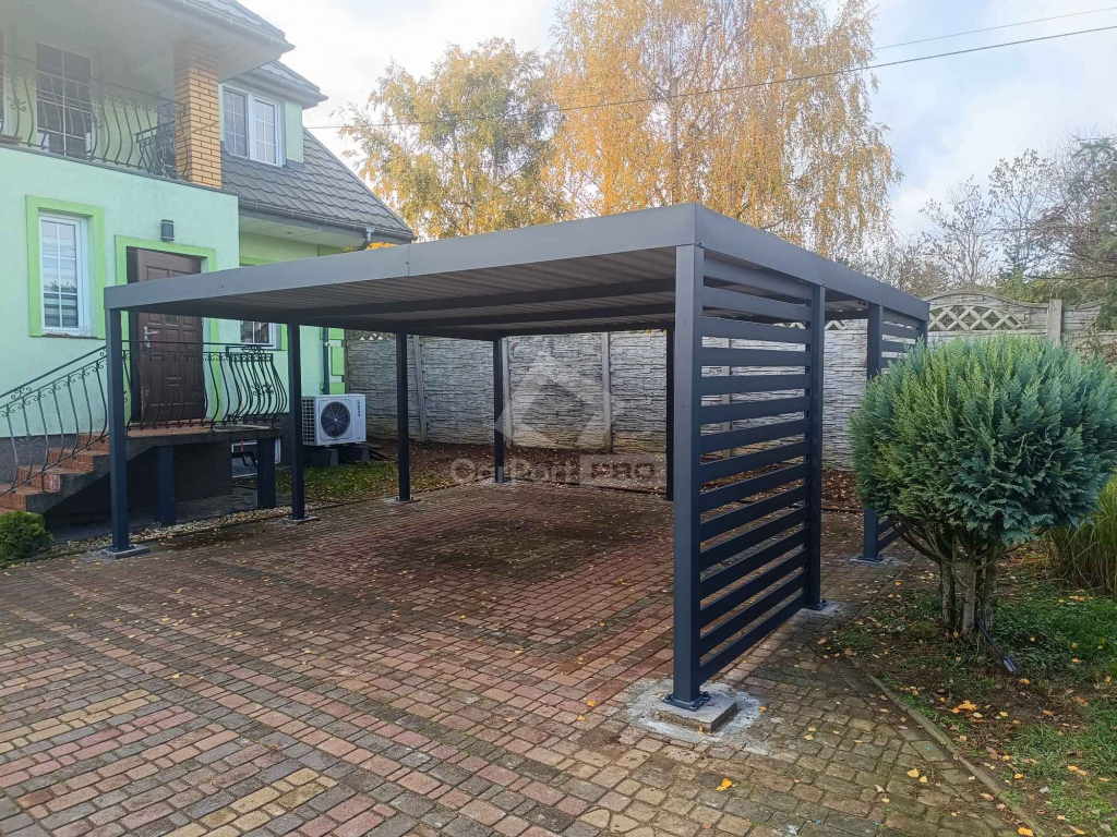 CarPort PREMIUM - wiata samochodowa 6x5  dodatkowa zabudowa CP127 Augustów - zdjęcie 4