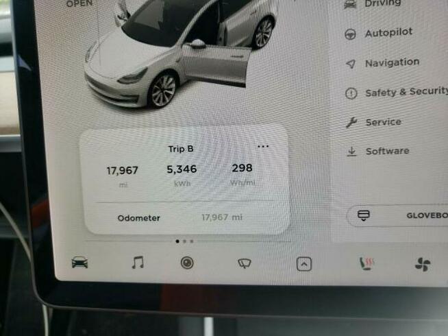 Tesla Model 3 Long Range, 2020, po gradobiciu Warszawa - zdjęcie 8