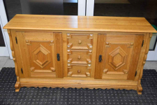 komoda z drewna dębowego - jak nowa