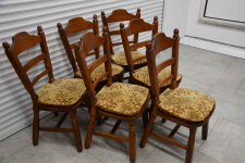 krzesła dębowe 6 sztuk - jak nowe Olsztyn - zdjęcie 2