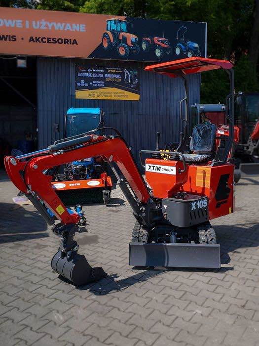 MINI KOPARKA XTM X10s ZESTAW 1 t. Skrętne Ramię NOWA ZULBiT Olsztyn Olsztyn - zdjęcie 1