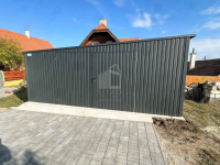 Garaż blaszany Schowek 6x3m Brama dwuskrzydłowa rynny dach spad ID765 Międzyrzecz - zdjęcie 3