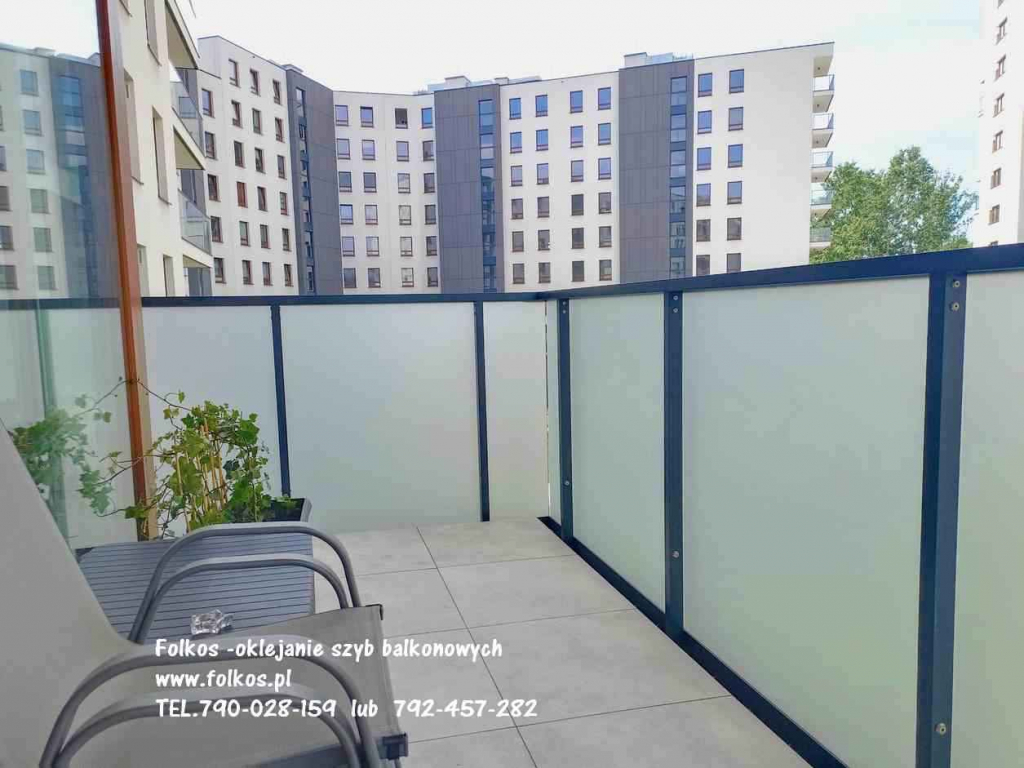 Oklejamy balkony Warszawa Ceramiczna, Mehoffera, Płużnicka ...Folie Białołęka - zdjęcie 9