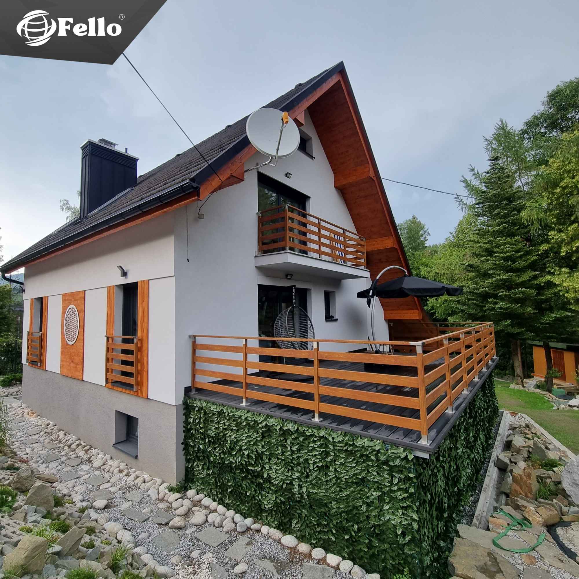 Felllo Balustrada balkonowa Classic 4 aluminium taras balkon barierka Mogilany - zdjęcie 2