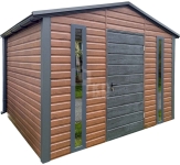Schowek - domek ogrodowy 3x3m drzwi 2x okno rynny dach TKD413