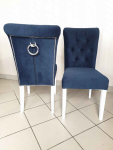 Krzesła tapicerowane pikowane szare Producent Krzesła na zamówienie Czarna Woda - zdjęcie 9