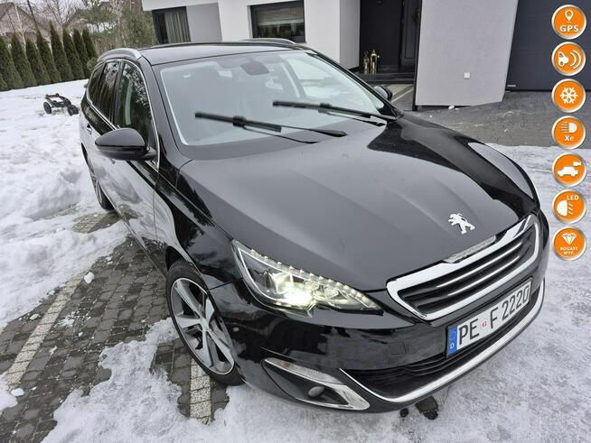 Peugeot 308 1.6 hdi full led kamera alcantara navi bezwypadkowy Drelów - zdjęcie 1