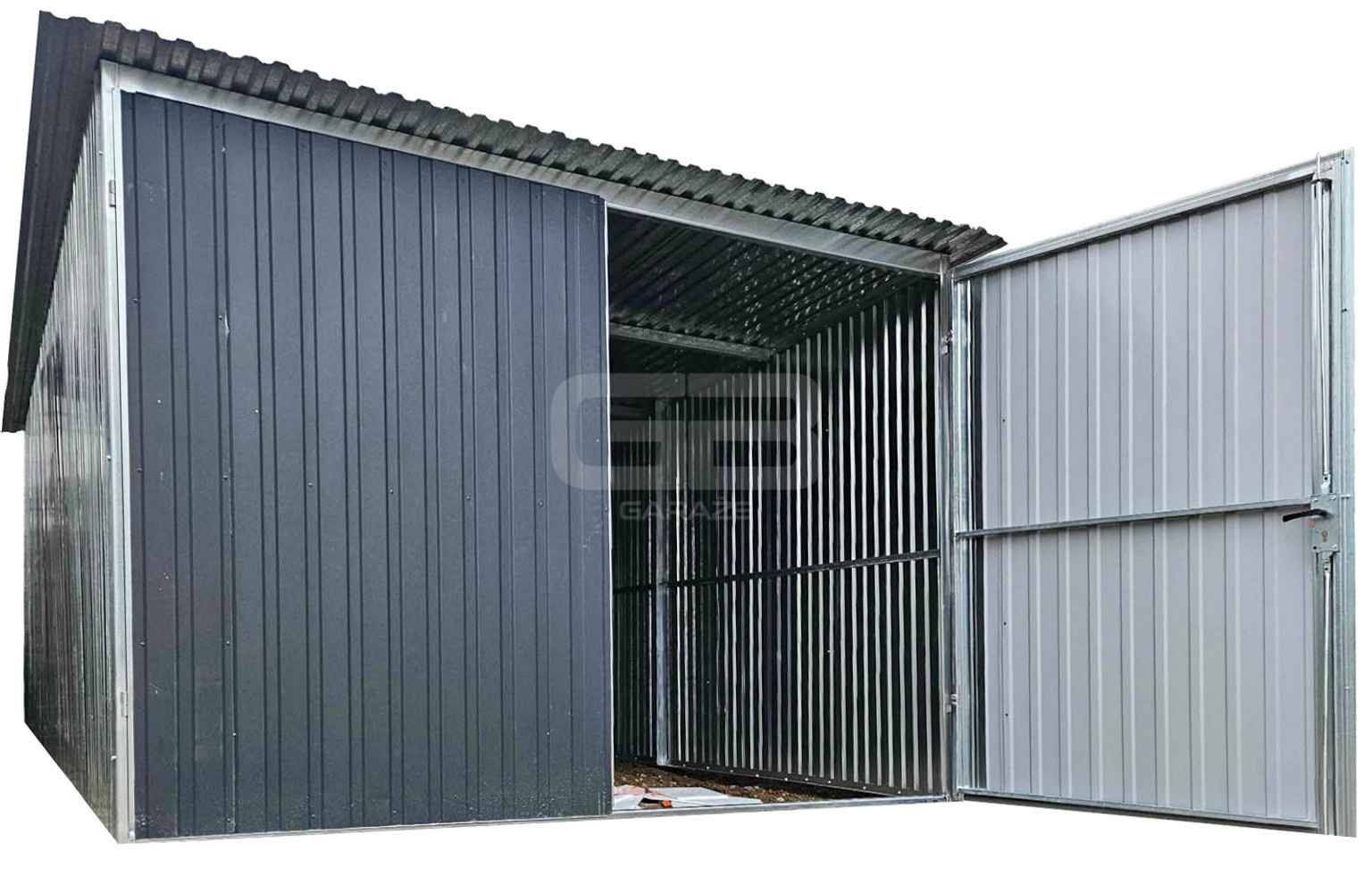 Blaszak 3×5 m II gatunek – wolnostojący – garaż na plac budowy GB105 Kielce - zdjęcie 1