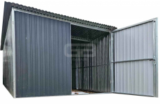 Blaszak 3×5 m II gatunek – wolnostojący – garaż na plac budowy GB105