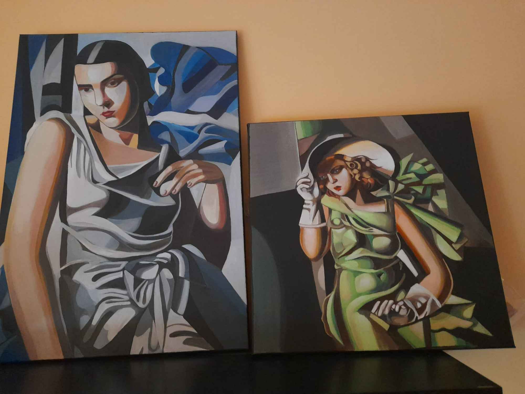 Sprzedam obraz Tamara Łempicka - interpretacja - Kobieta w kapeluszu Katowice - zdjęcie 2