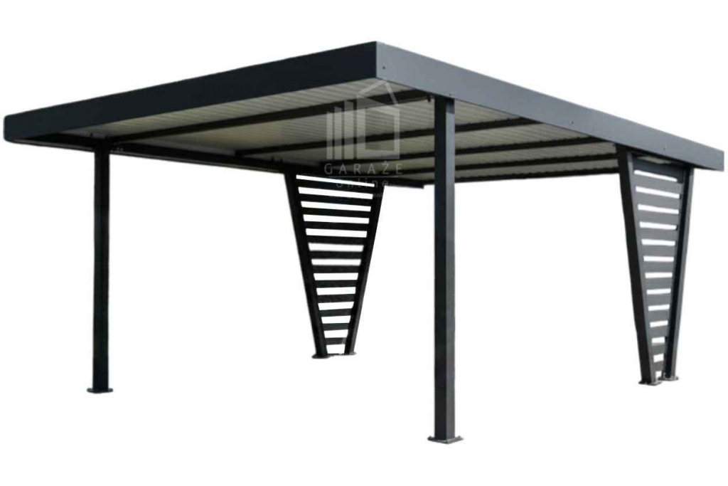 Carport V PREMIUM 4,5x4,5m Wypełnienie panelami Wiata  ID1183 Rawa Mazowiecka - zdjęcie 1