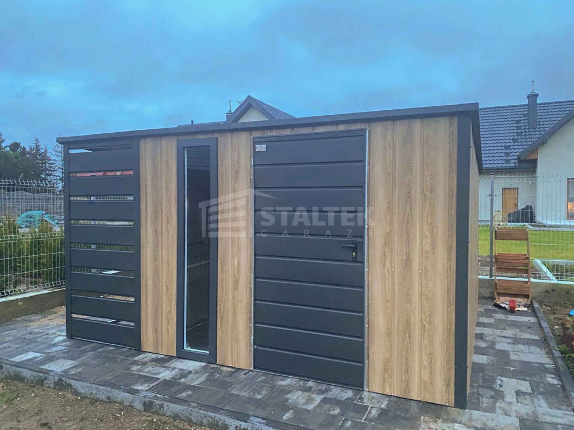 Schowek – domek ogrodowy 3×3 – wiata 1×3 – drzwi – okno dach  ST224 Rzeszów - zdjęcie 2