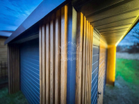 Schowek - Domek ogrodowy PREMIUM 3x3m + wiata  Dekor z lameli  ID901 Jastrzębie-Zdrój - zdjęcie 10