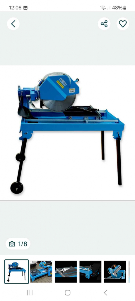 Przecinarka budowlana wodna Motycz Leśny - zdjęcie 1