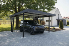 Carport V PREMIUM 4,8x5m Wypełnienie panelami Wiata samochodowa TS1258 Koszalin - zdjęcie 3