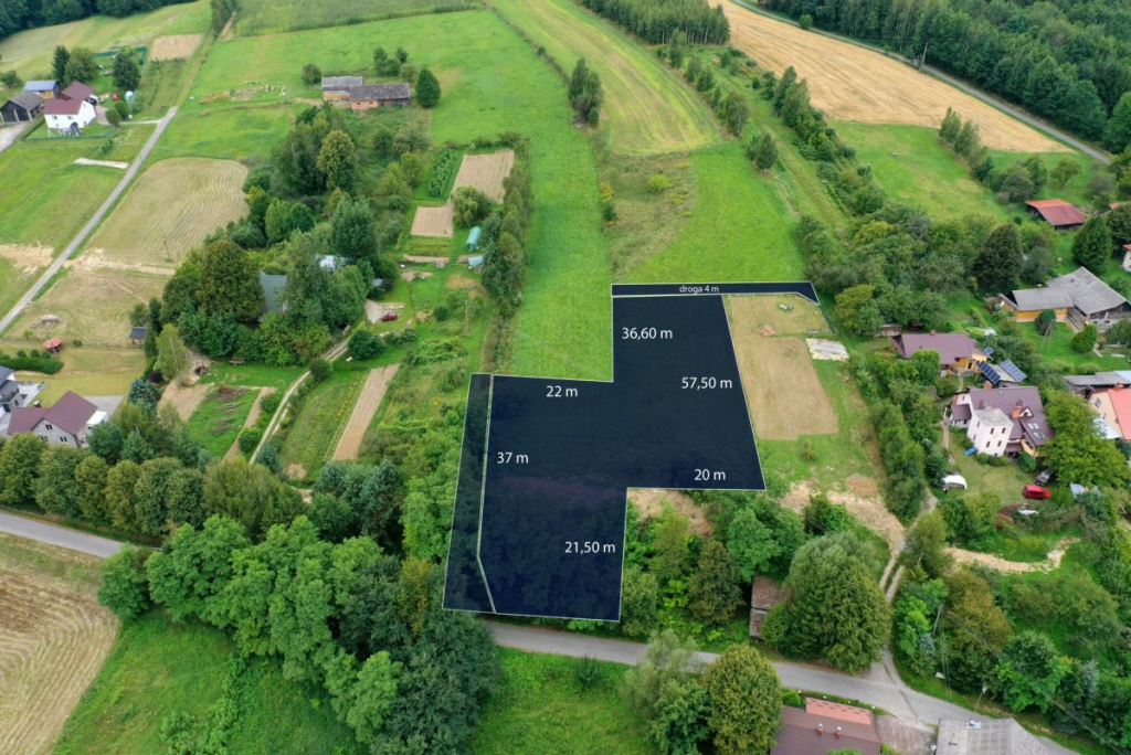 Działka budowlana 21ar z warunkami zabudowy na dom Błędowa Tyczyńska - zdjęcie 4