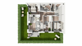 Sprzedam 4 pokojowe mieszkanie z ogródkiem. 0% pr.