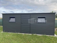 Schowek - Domek Ogrodowy 5,5x2m - drzwi - 2x okno dach ST185 Miastko - zdjęcie 3