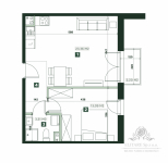 Mieszkanie 2 pok. 44,13m2 z balkonem, winda, mp naziemne/Żerniki Wrocław - zdjęcie 5