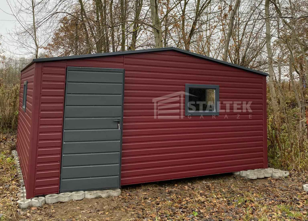 Schowek - Domek ogrodowy 5x4m - drzwi - 2x okna Dach ST190 Cieszyn - zdjęcie 2