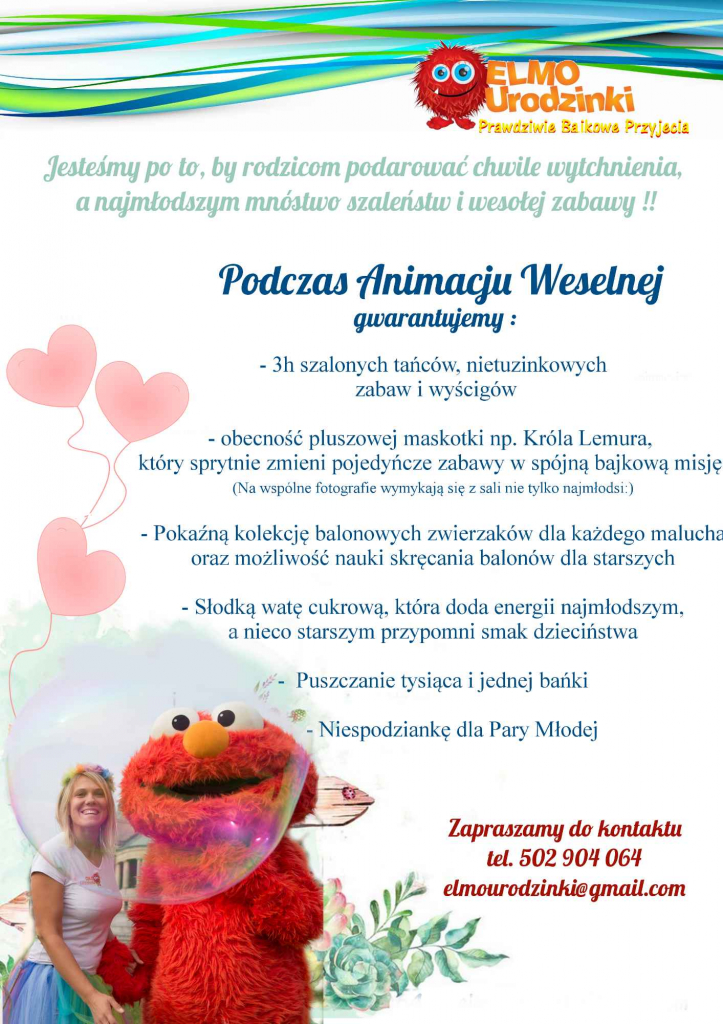 Animator dla dzieci podczas wesela / animacje weselne szczecin Szczecin - zdjęcie 3