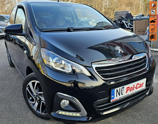 Peugeot 108 Grzane fotele,alufelgi, serwis,kamera cofania, tempomat Olsztyn - zdjęcie 1