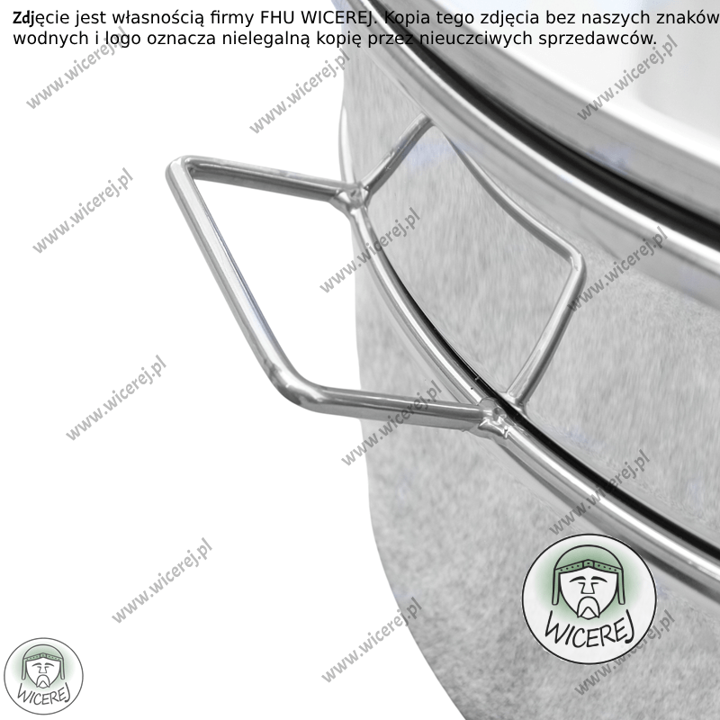 Nierdzewny Odstojnik Pojemnik do miodu poj. 30L z Sitem Jaśliska - zdjęcie 4