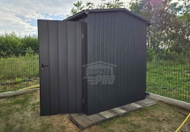 Domek ogrodowy 2,5x2 m drzwi okno dach dwuspad odwrócony rynny GP738 Gdynia - zdjęcie 4