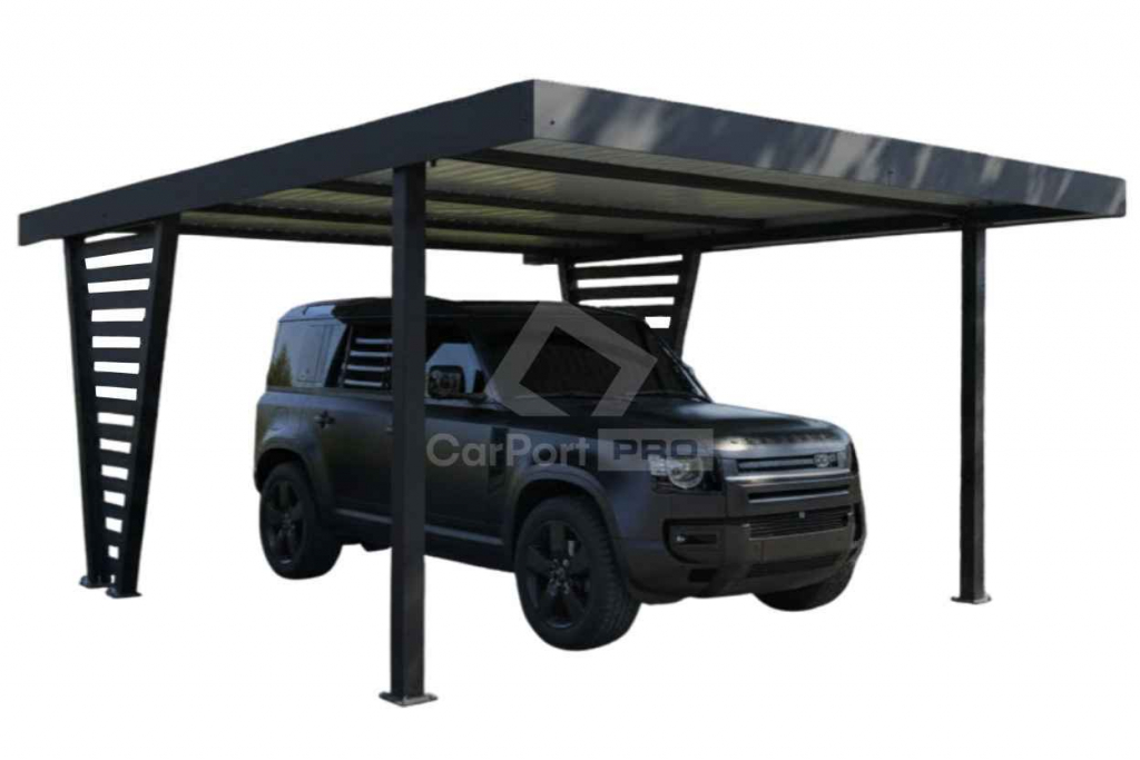 Carport V PREMIUM 4,5x4,5m Wypełnienie panelami Wiata CP165 Krynica-Zdrój - zdjęcie 1