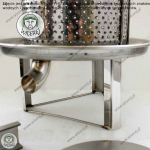 Prasa ręczna do wosku, odsklepin i owoców nierdzewna praska wyciskarka Jaśliska - zdjęcie 12