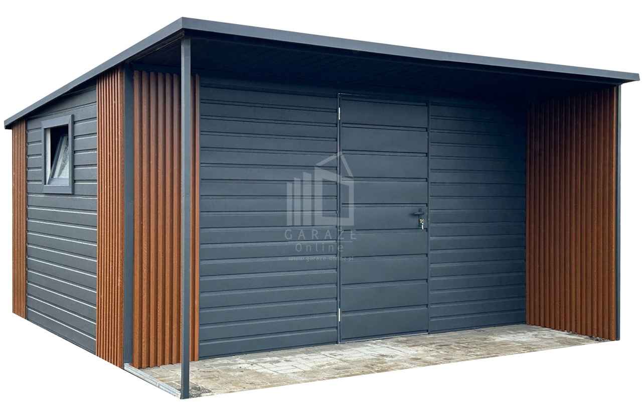 Schowek domek ogrodowy PREMIUM 4x3m wiata 4x1m  podbitka ID1077 Mrągowo - zdjęcie 1