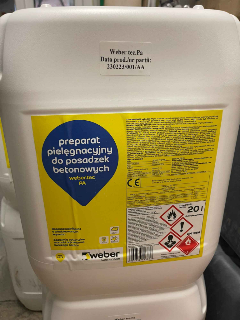 Impregnat polimerowy 1 LITR producent Weber Mińsk Mazowiecki - zdjęcie 1