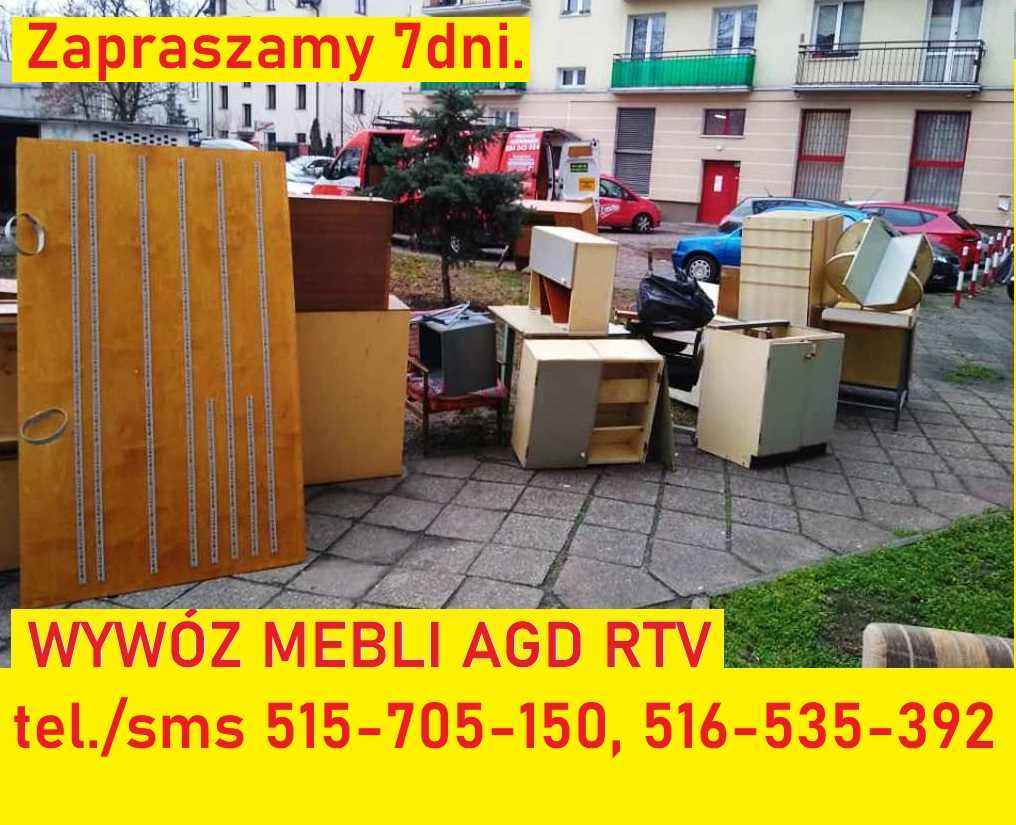 WYWÓZ MEBLI AGD wynoszenie mebli opróżnianie mieszkań piwnic domów Praga-Południe - zdjęcie 3