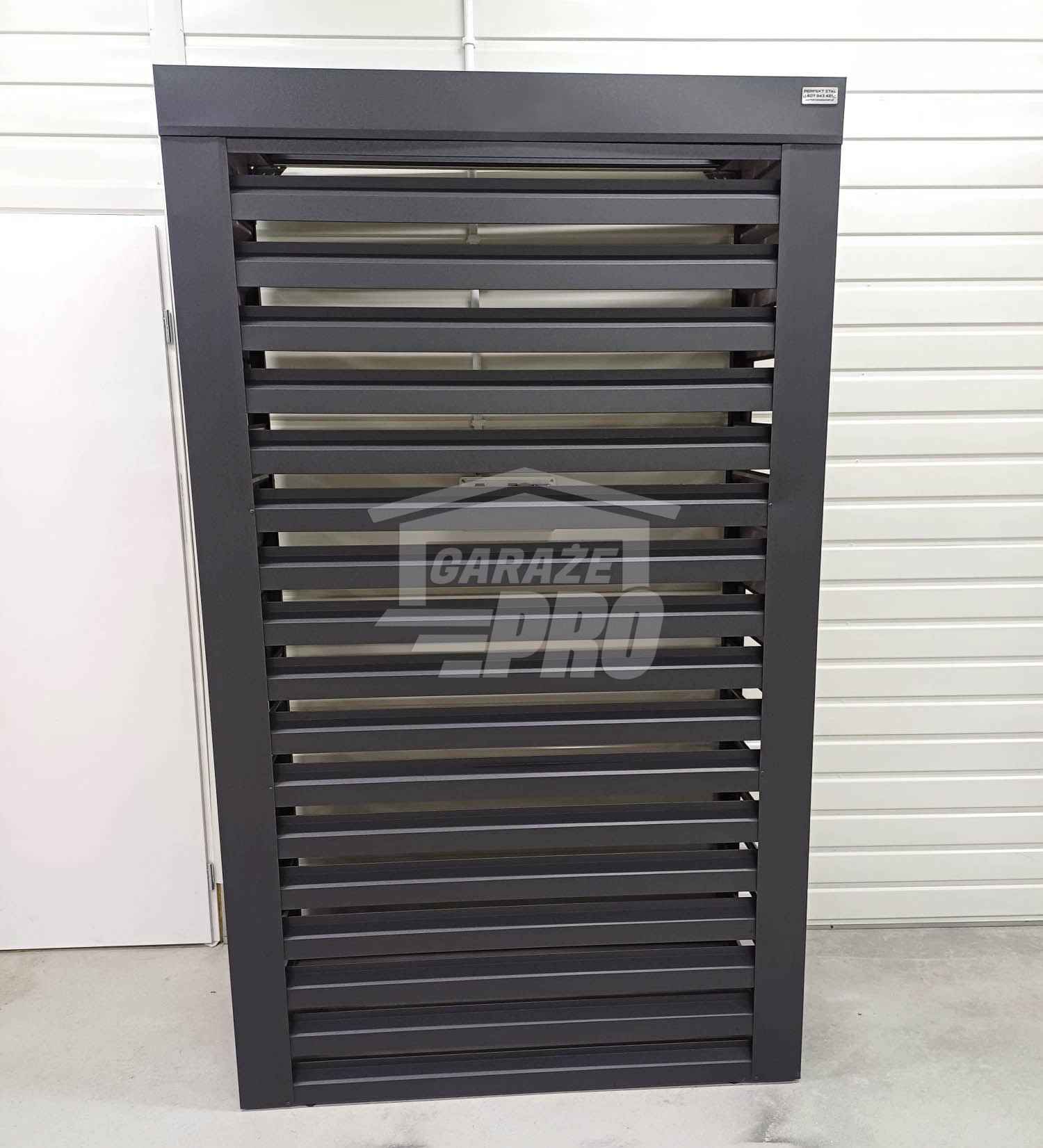 Osłona pompy ciepła 100x50x210 cm antracyt GP542 Lubartów - zdjęcie 4