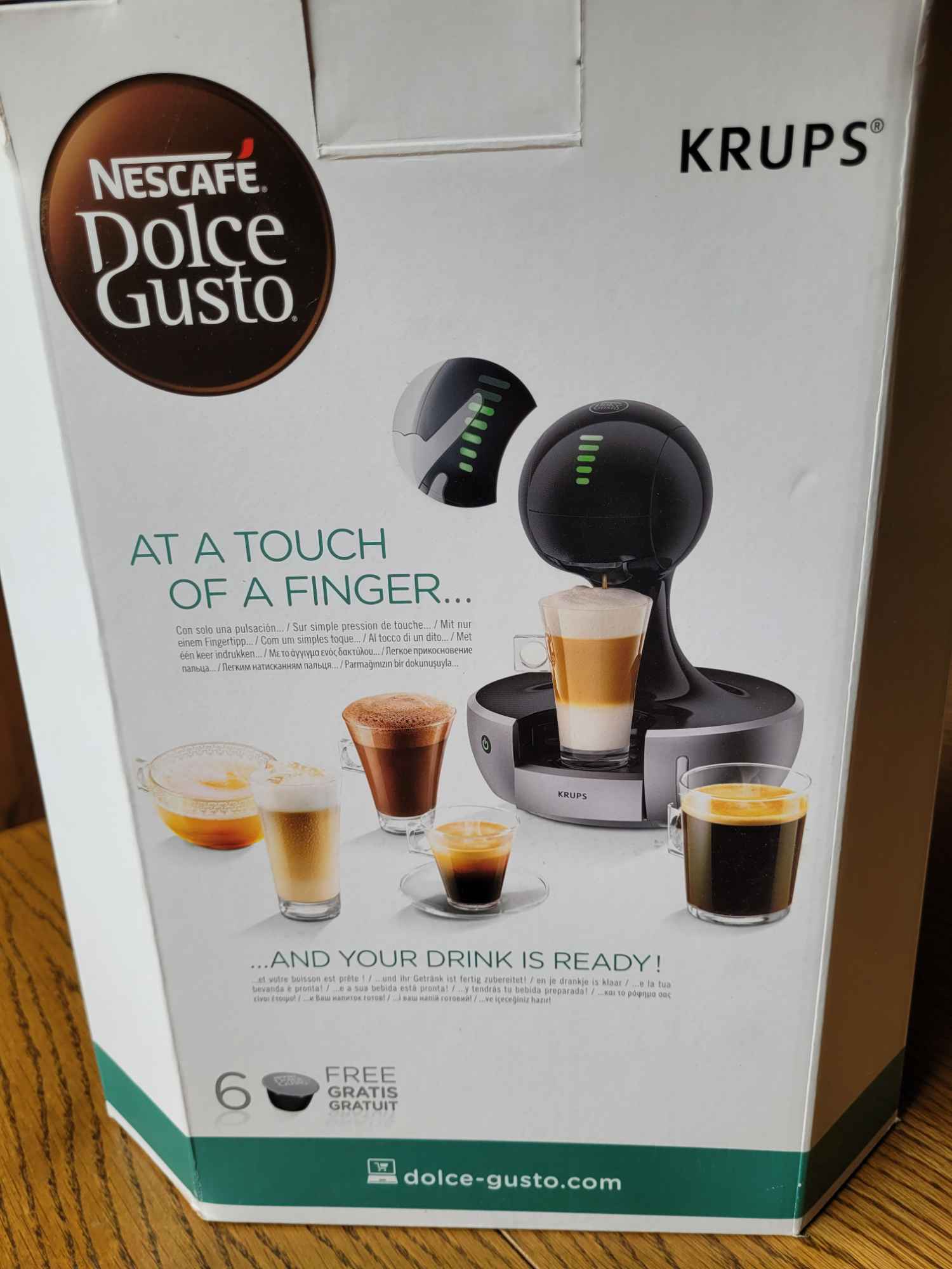 Ekspres Krups Dolce Gusto Drop KP350 + kapsułki kawy i czekolady Nowa Huta - zdjęcie 8