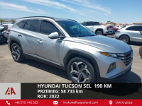 HYUNDAI TUCSON SEL 2022 / 2.5L / V4 / 190 KM / Niski przeb.