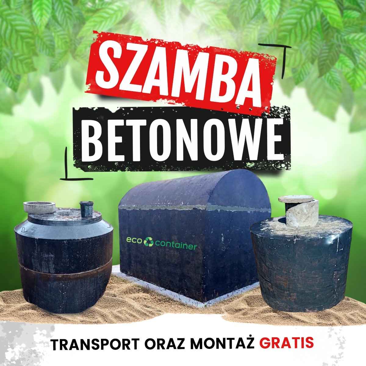 Zbiorniki betonowe Szamba-Piwnice-Ziemianki Suwałki - zdjęcie 1