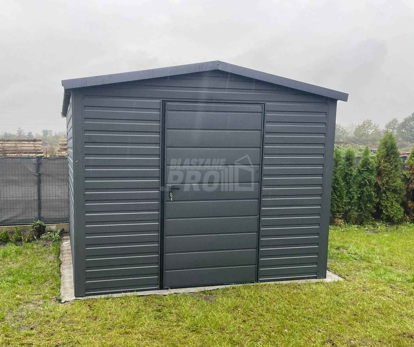 Domek Ogrodowy 3x3 Drzwi Dach dwuspadowy Blachodachówka Antracyt GP237 Jastrzębie-Zdrój - zdjęcie 4