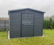 Domek Ogrodowy 3x3 Drzwi Dach dwuspadowy Blachodachówka Antracyt GP237 Jastrzębie-Zdrój - zdjęcie 4