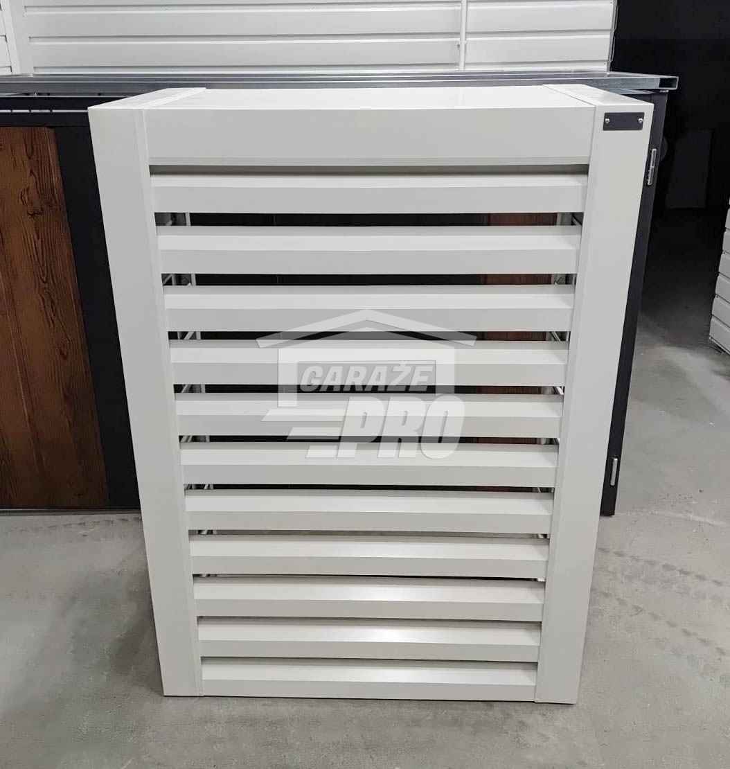 Osłona klimatyzatora – pompy ciepła 100x40x150 cm biały GP705 Suwałki - zdjęcie 5