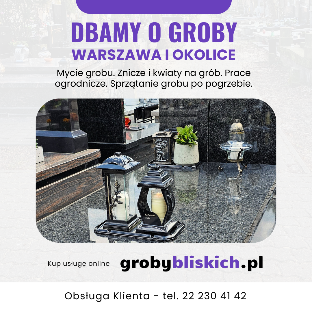 Sprzątanie grobu Warszawa - kompleksowa opieka nad grobami Mokotów - zdjęcie 2