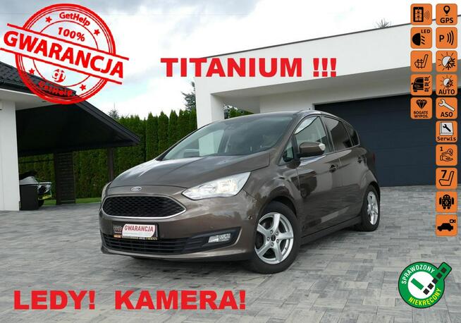 Ford C-Max Titanium! Ledy!  Grzana kierownica! Gwarancja! Grójec - zdjęcie 1