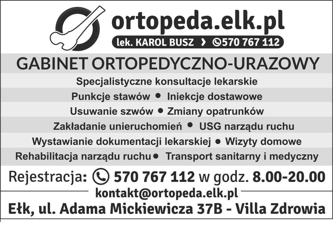 Teleporady lekarskie, ortopedyczne, online ortopeda.elk.pl 570 767 112 Ełk - zdjęcie 4