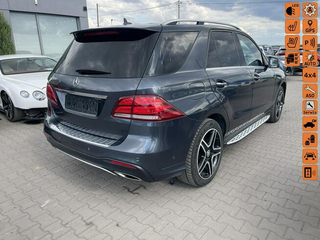Mercedes GLE 500 4Matic HAK Kamery360 Skóra Pamięć Pneumatyka 435KM Gliwice - zdjęcie 1