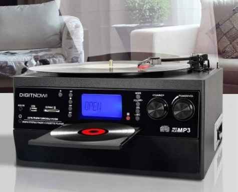 WIEŻA STEREO GRAMOFON DIGITNOW M503 CD VINYL TAPE FM AUX Bydgoszcz - zdjęcie 1