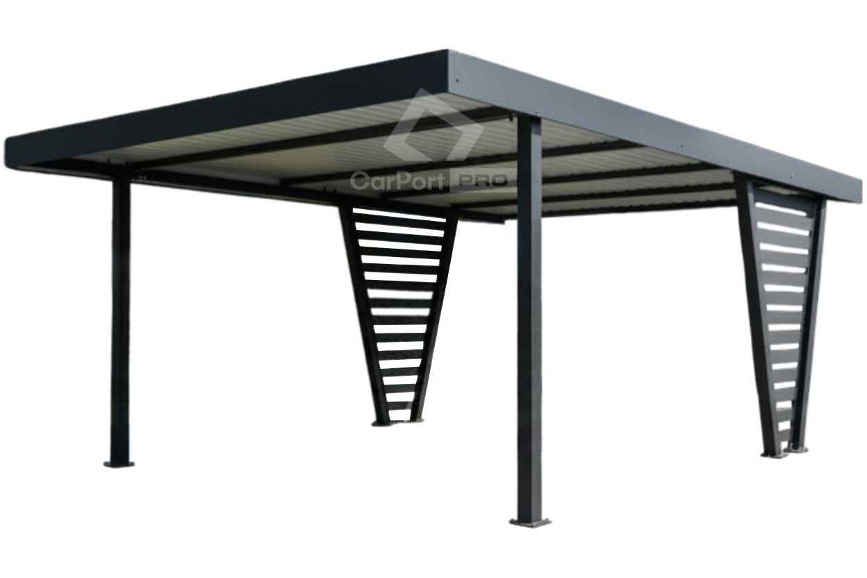 Carport V PREMIUM 4,5x4,5m Wypełnienie panelami Wiata CP158 Tczew - zdjęcie 1