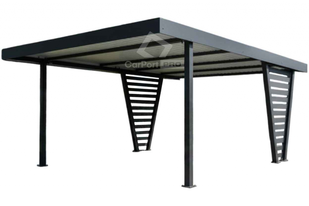 Carport V PREMIUM 4,5x4,5m Wypełnienie panelami Wiata CP158 Tczew - zdjęcie 1