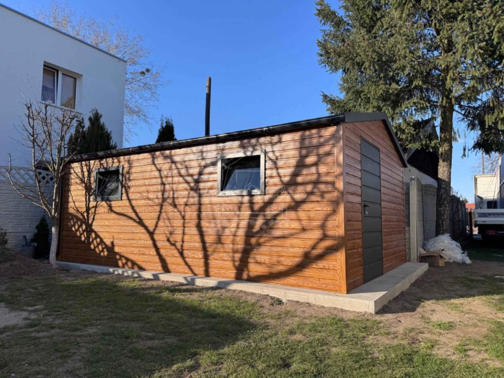 Schowek domek ogrodowy 3x5m  drewnopodobny  dach dwuspadowy ID1081 Sanok - zdjęcie 1