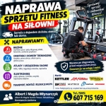 Naprawa sprzętu fitness na siłowni Warszawa - serwis z dojazdem